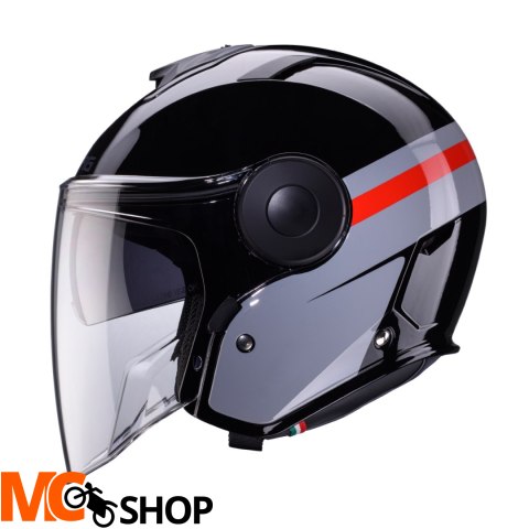 CABERG KASK JET Z BLENDĄ SOHO ZEPHYR CZARNY/SZ/CZE CABERG KASK JET Z BLENDĄ SOHO ZEPHYR CZARNY/SZ/CZE