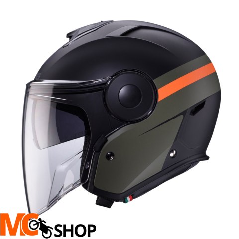 CABERG KASK JET Z BLENDĄ SOHO ZEPHYR CZARN/ZIE/POM CABERG KASK JET Z BLENDĄ SOHO ZEPHYR CZARN/ZIE/POM