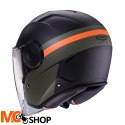 CABERG KASK JET Z BLENDĄ SOHO ZEPHYR CZARN/ZIE/POM CABERG KASK JET Z BLENDĄ SOHO ZEPHYR CZARN/ZIE/POM