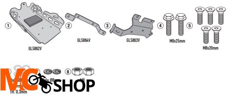 GIVI OSŁONA CHŁODNICY BMW R 1300 GS (24)