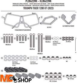 GIVI STELAŻ KUFRÓW BOCZNYCH ONE-FIT MONOKEY