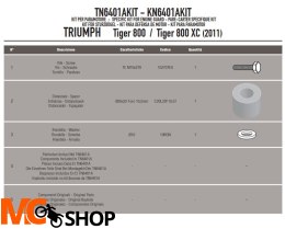 GIVI ZESTAW MONTAŻWY TN6401A TRIUMPH TIGER 800/ XC