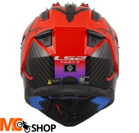 LS2 KASK MOTPCROSS MX708 FAST II WASH GLOSS RED LS2 KASK MOTPCROSS MX708 FAST II WASH GLOSS RED