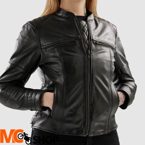 REBELHORN KURTKA SKÓRZANA HUNTER II LADY BLACK REBELHORN KURTKA SKÓRZANA HUNTER II LADY BLACK