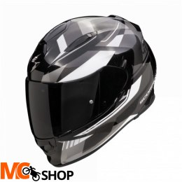 SCORPION KASK EXO-491 ABILIS BLACK-SILVER-WHITE