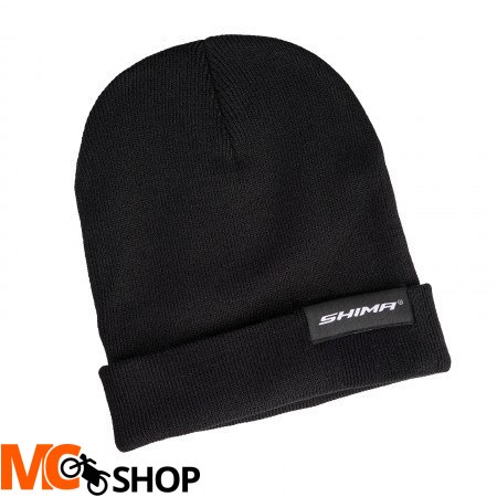 SHIMA CZAPKA CODZIENNA EKSPO_BEANIE_LABEL_BLACK