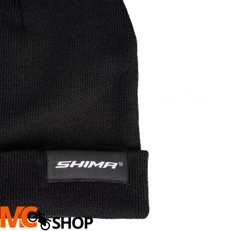 SHIMA CZAPKA CODZIENNA EKSPO_BEANIE_LABEL_BLACK SHIMA CZAPKA CODZIENNA EKSPO_BEANIE_LABEL_BLACK