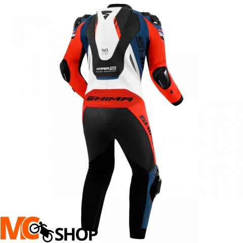 SHIMA KOMBINEZON MOTOCYKLOWY HYPER-RS MEN WHT/BLU SHIMA KOMBINEZON MOTOCYKLOWY HYPER-RS MEN WHT/BLU