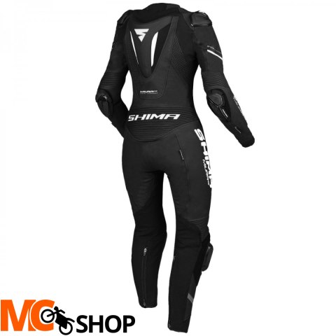 SHIMA KOMBINEZON SKÓRZANY DAMSKI MIURA RS BLACK/WH