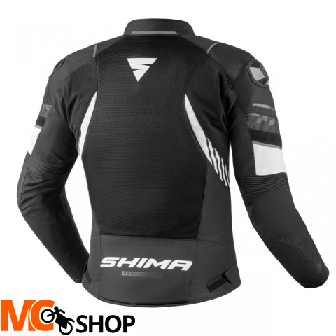 SHIMA KURTKA MOTOCYKLOWA MESHPRO 2.0 MEN BLACK/WHI SHIMA KURTKA MOTOCYKLOWA MESHPRO 2.0 MEN BLACK/WHI