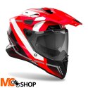 AIROH KASK DUALE COMMANDER 2 MAVICK RED GLOSS