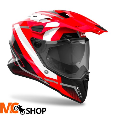 AIROH KASK DUALE COMMANDER 2 MAVICK RED GLOSS AIROH KASK DUALE COMMANDER 2 MAVICK RED GLOSS