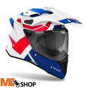 AIROH KASK DUALE COMMANDER 2 REVEAL BLUE/RED GLOSS