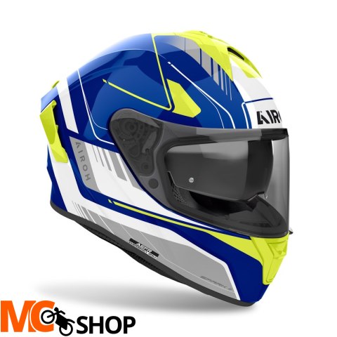 AIROH KASK INTEGRALNY SPARK 2 CHRONO BLUE/YELLOW G AIROH KASK INTEGRALNY SPARK 2 CHRONO BLUE/YELLOW G