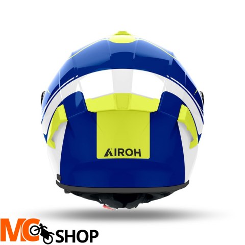AIROH KASK INTEGRALNY SPARK 2 CHRONO BLUE/YELLOW G AIROH KASK INTEGRALNY SPARK 2 CHRONO BLUE/YELLOW G