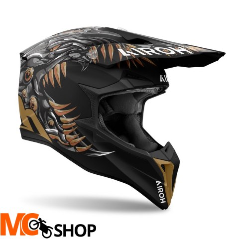 AIROH KASK OFF-ROAD WRAAAP CYBORG MATT AIROH KASK OFF-ROAD WRAAAP CYBORG MATT