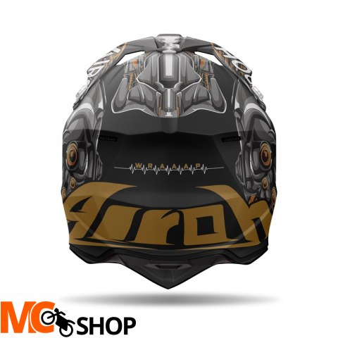 AIROH KASK OFF-ROAD WRAAAP CYBORG MATT AIROH KASK OFF-ROAD WRAAAP CYBORG MATT