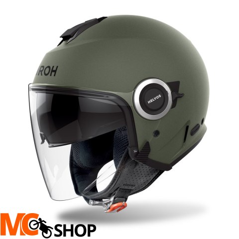 AIROH KASK OTWARTY HELYOS COLOR MILITARY GREEN MAT AIROH KASK OTWARTY HELYOS COLOR MILITARY GREEN MAT