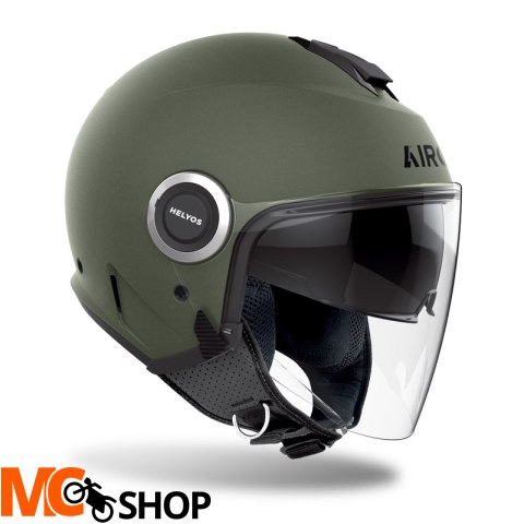 AIROH KASK OTWARTY HELYOS COLOR MILITARY GREEN MAT AIROH KASK OTWARTY HELYOS COLOR MILITARY GREEN MAT