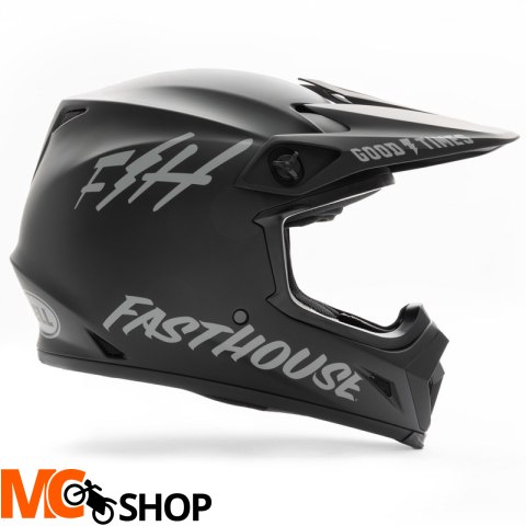 BELL KASK OFF-ROAD MX-9 MIPS FASTHOUSE MATTE BLA/G