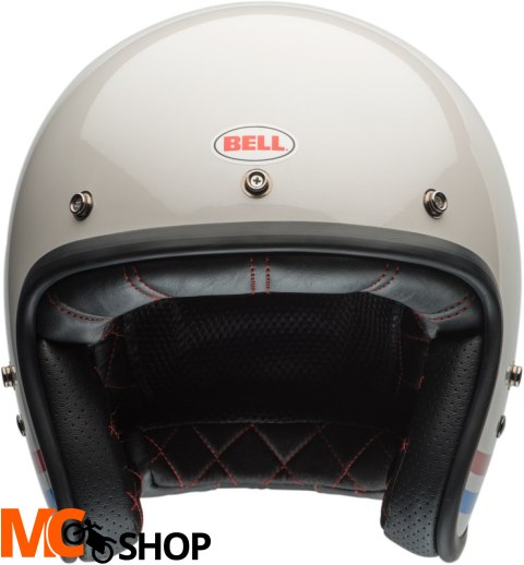 BELL KASK OTWARTY C 500 ECE6 STRIPES PEARL WH R BL BELL KASK OTWARTY C 500 ECE6 STRIPES PEARL WH R BL
