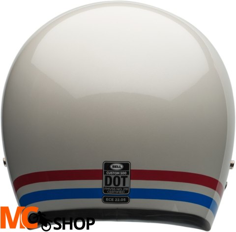BELL KASK OTWARTY C 500 ECE6 STRIPES PEARL WH R BL BELL KASK OTWARTY C 500 ECE6 STRIPES PEARL WH R BL
