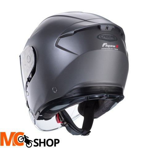CABERG KASK JET FLYON II MATT GREY SZARY MAT CABERG KASK JET FLYON II MATT GREY SZARY MAT
