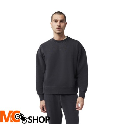 FOX BLUZA WORDMARK OVERSIZED FLEECE CREW BLACK FOX BLUZA WORDMARK OVERSIZED FLEECE CREW BLACK