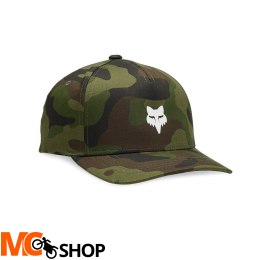 FOX CZAPKA JUNIOR FOX HEAD CAMO 110 SB GREEN CAMO