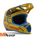 FOX KASK OFF-ROAD V1 RACE SPEC PALE YELLOW