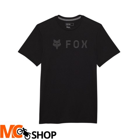 FOX T-SHIRT ABSOLUTE TECH BLACK/BLACK FOX T-SHIRT ABSOLUTE TECH BLACK/BLACK