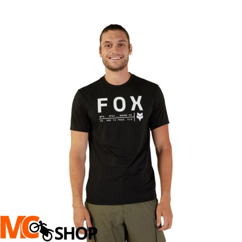 FOX T-SHIRT NON STOP TECH BLACK FOX T-SHIRT NON STOP TECH BLACK