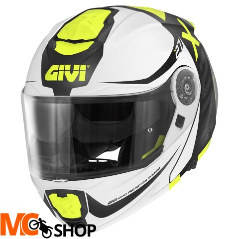 GIVI KASK X.27 DIMENSION SZCZĘKOWY BIAŁY GRAF FLUO GIVI KASK X.27 DIMENSION SZCZĘKOWY BIAŁY GRAF FLUO