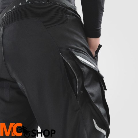REBELHORN SPODNIE TEKSTYLNE CUBBY V BLACK/GREY REBELHORN SPODNIE TEKSTYLNE CUBBY V BLACK/GREY