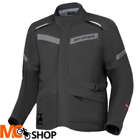 SHIMA KURTKA MOTOCYKLOWA ALPHA MEN JKT BLACK SHIMA KURTKA MOTOCYKLOWA ALPHA MEN JKT BLACK