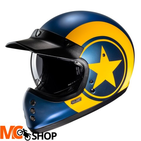 HJC KASK INTEGRACYJNY V60 NYX BLUE/YELLOW HJC KASK INTEGRACYJNY V60 NYX BLUE/YELLOW