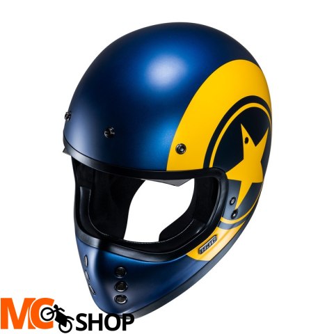 HJC KASK INTEGRACYJNY V60 NYX BLUE/YELLOW HJC KASK INTEGRACYJNY V60 NYX BLUE/YELLOW