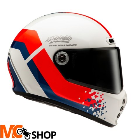 HJC KASK INTEGRALNY V10 FQ20 RETRO WHITE/RD/BLUE HJC KASK INTEGRALNY V10 FQ20 RETRO WHITE/RD/BLUE