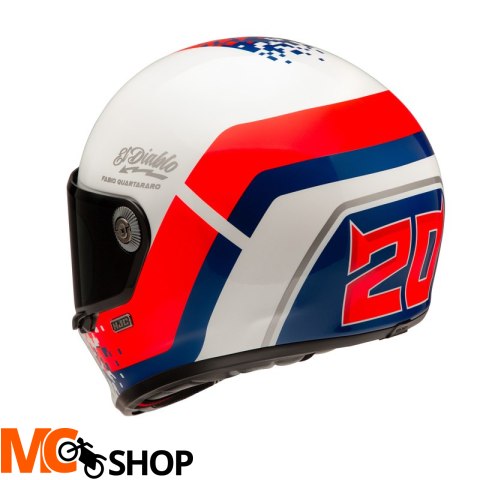 HJC KASK INTEGRALNY V10 FQ20 RETRO WHITE/RD/BLUE HJC KASK INTEGRALNY V10 FQ20 RETRO WHITE/RD/BLUE