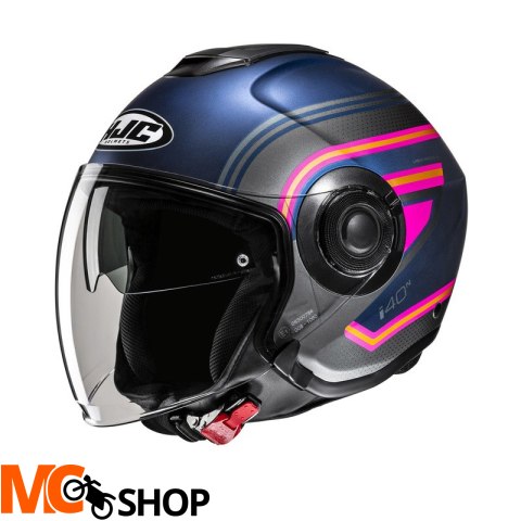 HJC KASK OTWARTY I40N LINIA BLUE/PINK HJC KASK OTWARTY I40N LINIA BLUE/PINK