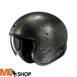 HJC KASK OTWARTY V31 FLAME BLACK