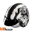 HJC KASK OTWARTY V31 FLAME WHITE/BLACK HJC KASK OTWARTY V31 FLAME WHITE/BLACK