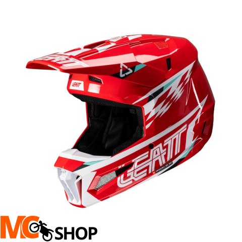 LEATT KASK OFF-ROAD Z GOGLAMI KIT MOTO 3.5 V25 RED LEATT KASK OFF-ROAD Z GOGLAMI KIT MOTO 3.5 V25 RED