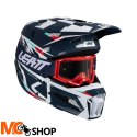 LEATT KASK Z GOGLAMI KIT MOTO 3.5 V25 BLUE