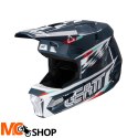 LEATT KASK Z GOGLAMI KIT MOTO 3.5 V25 BLUE