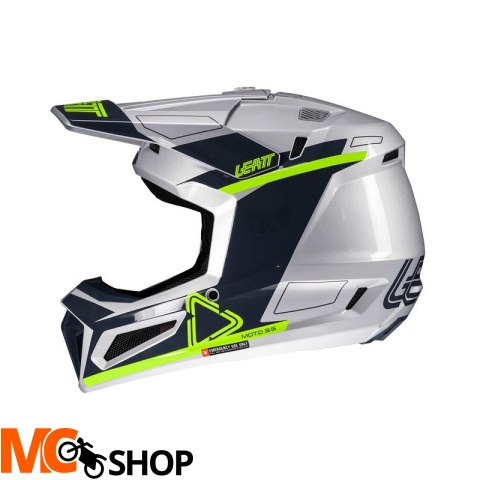 LEATT KASK Z GOGLAMI KIT MOTO 3.5 V25 STEEL LEATT KASK Z GOGLAMI KIT MOTO 3.5 V25 STEEL