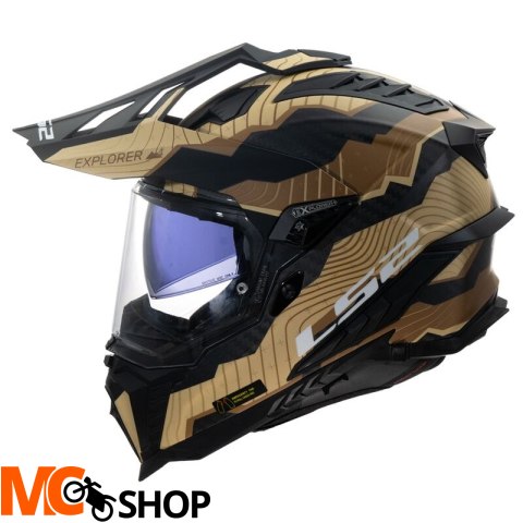 LS2 KASK ADVENTURE MX701 EXPLORER C TRICK M.BROWN LS2 KASK ADVENTURE MX701 EXPLORER C TRICK M.BROWN