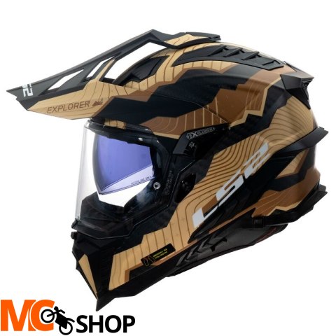 LS2 KASK ADVENTURE MX701 EXPLORER C TRICK M.BROWN LS2 KASK ADVENTURE MX701 EXPLORER C TRICK M.BROWN