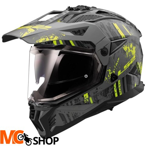 LS2 KASK ADVENTURE MX702 PIONEER II CRAZY M.BLACK LS2 KASK ADVENTURE MX702 PIONEER II CRAZY M.BLACK