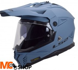 LS2 KASK DUALE MX702 PIONEER II SOLID M. MISTY BLA